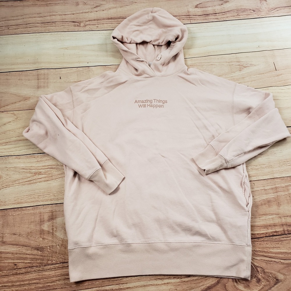 Uniqlo‎ x Verdy Sweater Womens Medium Pink Sweatshirt Hoodie Oversized Ladies